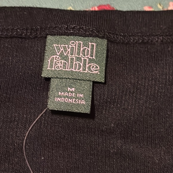 Wild Fable _black button up tank top, medium size. New with tags. Summer wear 💦 - Picture 4 of 5